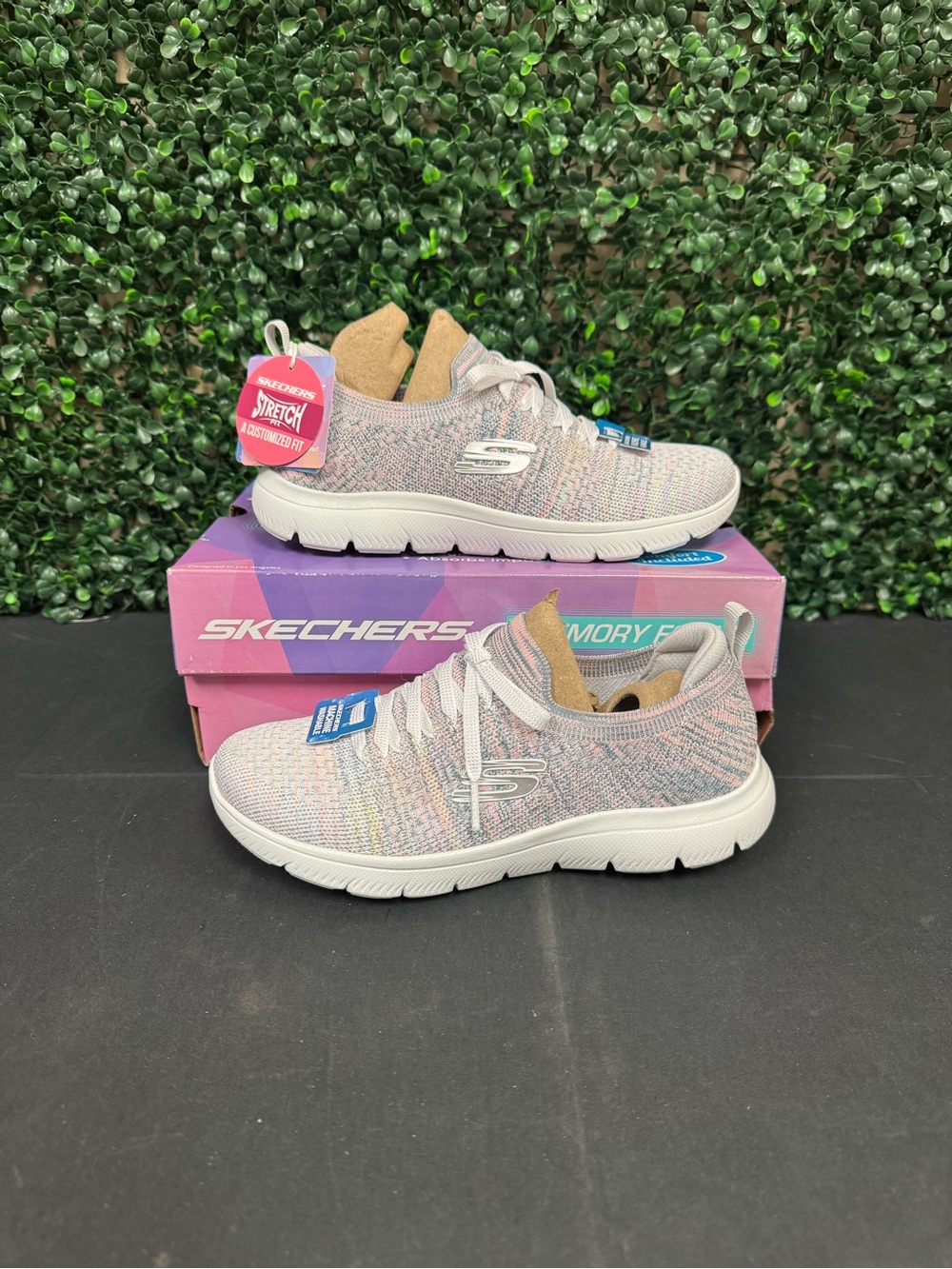 Skechers Summits Sweet Glow Womens Slip-On Walking Shoes - Women’s 5